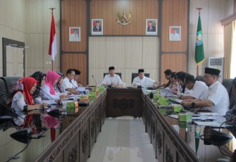 Gubernur Bengkulu Rohidin Mersyah Pimpin Rapat Koordinasi 