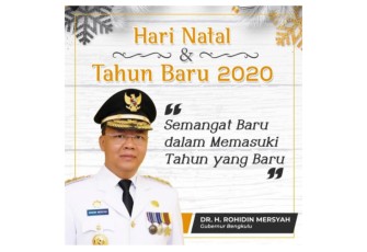 Gubernur Bengkulu Rohidin Mersyah