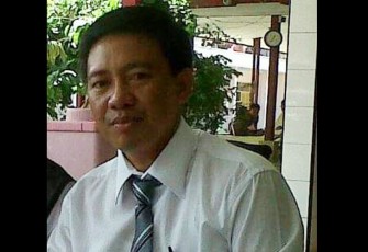 Esyan Siratjudin selaku Ketua Koperasi Tetap Bumi Selaras (TBS)