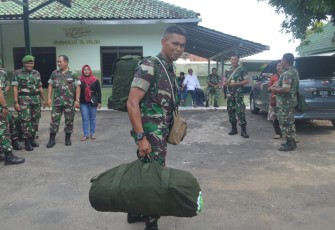 Sertu La Jamal salah satu Babinsa Kodim Pati yang berangkat ke Papua