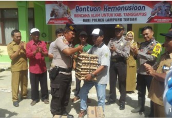 Kapolres Lamteng salurkan Bantuan