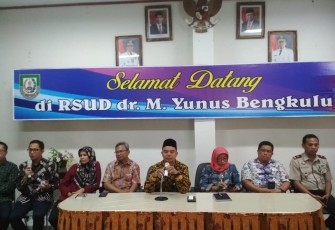 Konferensi pers RSMY Bengkulu
