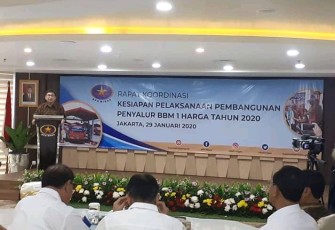Rakor Kesiapan Pelaksanaan Pembangunan Penyalur Bahan Bakar Minyak Satu Harga