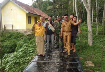 Kunker Camat Pardasuka di Pekon Kedaung