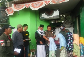 Babinsa Koramil 03/GP dan Mitra Jaya Jajaran 3311 Grogol Santuni Yatim dan Dhuafa Secara Rutin