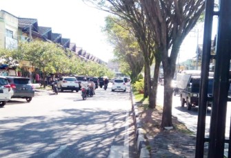 Jalan kota di Aceh Barat