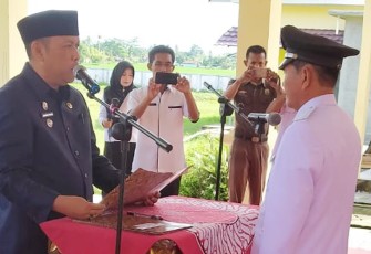 Posesi pelantikan Pjs Kades Desa Srimulyo