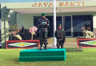 Dandim/1310 Bitung Bacakan Amanat Panglima TNI