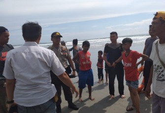 Pasca kejadian aparat melakukan peninjauan lokasi 