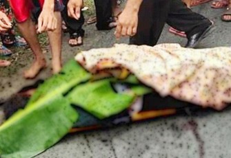 Korban tewas di tempat pasca kejadian