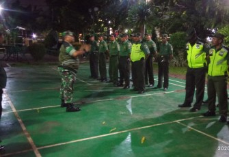 Koramil 03/GP Gelar Apel Bulanan Bersama Mitra Jaya