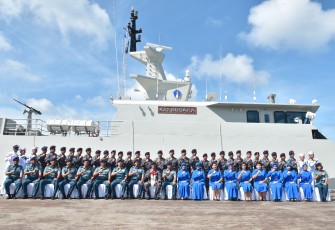 KRI Bubara-868 Tiba di Dermaga TNI AL Tanjung Uban Bintan