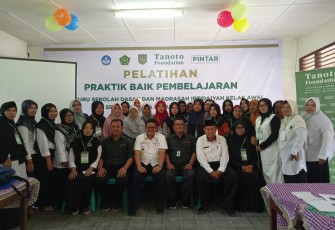 Kadisdik Asahan Buka Pelatihan Pembelajaran Melalui Tanoto Foundation
