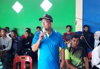 Ir Dapit Siregar saat membuka secara resmi turnamen