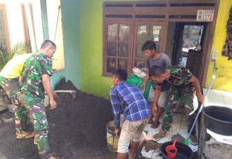 Rumah Tukang Parkir Dibedah oleh Kodim Depok