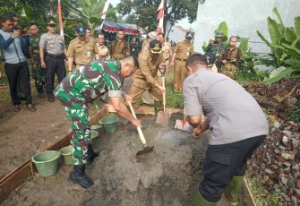Walikota dan Dandim Terjun Langsung Ke Lokasi TMMD 