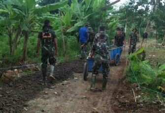 Satgas TMMD Kodim Depok Optimis Selesaikan Sasaran Fisik