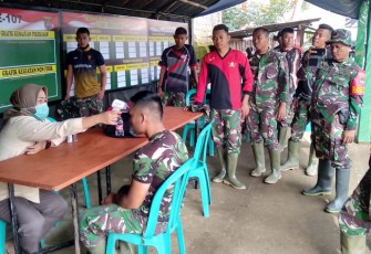Tim Kesehatan Pantau Kesehatan Anggota Satgas TMMD Kodim 0508 /Depok