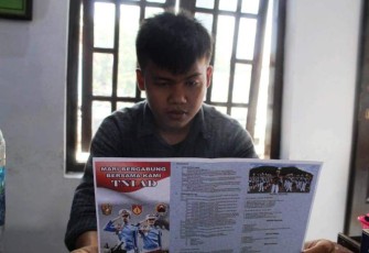Anak Desa Pantirejo Pekalongan Mulai Terpancing Kampanye Kreatif Rekrutmen TNI