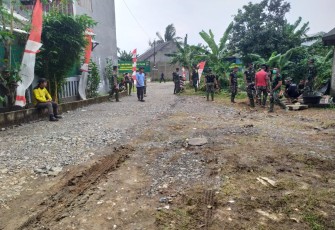Sasaran Pengerasan Jalan Amin Sudah 20 Persen