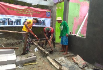 Satgas TMMD Kejar Target Rehab Rumah Nona Rita