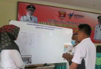 Pemkab Lambar Dirikan Posko dan Media Center Covid-19