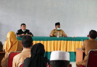 Pemkab Kampar Sosialisasi Pencegahan Corona di Kantor Camat Kuok