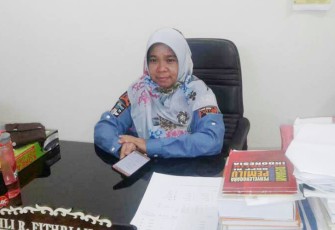Ketua Divisi Parmas dan SDM KPU Bitung Idhli Rahmadiani Fithriah.