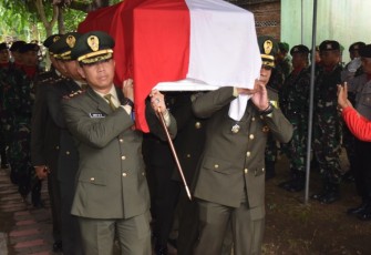 Upacara Persemayaman Almarhum Kolonel Kav Anumerta Bambang Kristianto Bawono