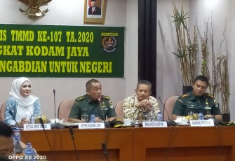 Rakornis TMMD ke-107 TA 2020 Tingkat Kodam Jaya