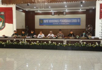 Bupati Surya Buka Rapat Koordinasi Penanganan Covid-19
