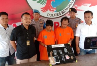 Konferensi Pers Polres Bengkulu