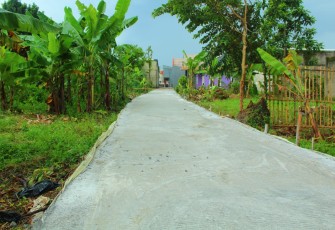 Jalan H.Amin Selesai Dicor