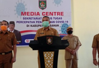 juru bicara Gugus Tugas Percepatan Penanganan Covid 19 Kabupaten Asahan H. Rahmat Hidayat Siregar