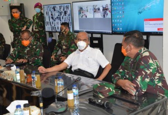 Kunjungan Menteri PMK ke RSD Wisma Atlet Kemayoran Disambut Wapangkogasgabpad