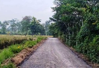 Mulusnya Jalan Ruas Pantirejo-Bulaksari Pekalongan 70 Persen Karya TMMD Reguler
