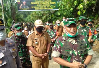 Dandim 0207/LB Letnan Kolonel Inf Frans Kishin Panjaitan SAP MPM