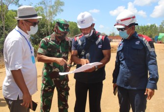 Danrem 033/WP Tinjau Lahan Pembangunan Makogasgabpad Pulau Galang Batam
