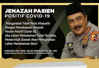 Kapolsek Panai Tengah Beri Imbauan Pencegahan Covid-19 ke Masyarakat