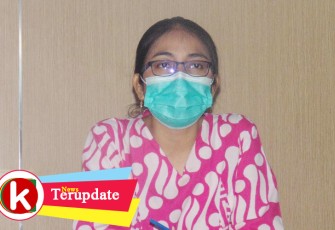 dr Rosenda pada konferensi pers di Kantor Bupati Selasa (05/5/2020).