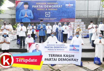 AHY Kembali Lepas Ribuan Bantuan Kemanusian