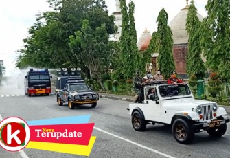 Kampar Semprot Disinfektan Serentak