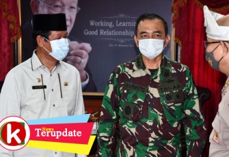 Danrem 033/WP Dampingi Plt. Gubernur Kepri Terima Kunjungan Irjen Pol. Dr. Aris Budiman
