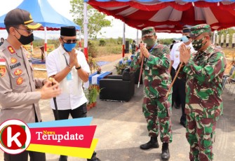 Dandim 0315/Bintan Ikut Letakkan Batu Pertama Pembangunan Kantor Kejari Bintan