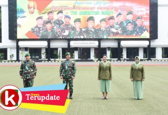 Kasad Terima Laporan Kenaikan Pangkat Wakasad dan 12 Perwira Tinggi TNI AD