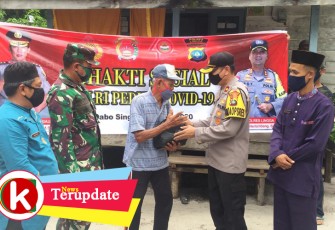 Polres Lingga Salurkan 1000 Paket Sembako
