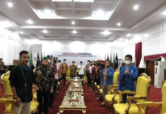 audensi gabungan organisasi Mahasiswa Cipayung Plus Bengkulu