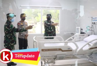 Panglima TNI dan Kapolri saat Kembali Tinjau RSKI Pulau Galang Batam