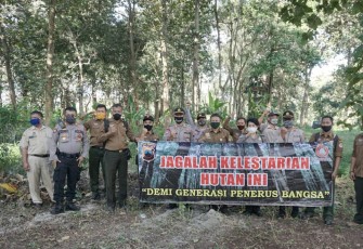 Polres Batang Gelar Apel Kesiapan Penanganan Karhutla
