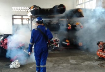 Yonmarhanlan VIII Laksanakan Fogging